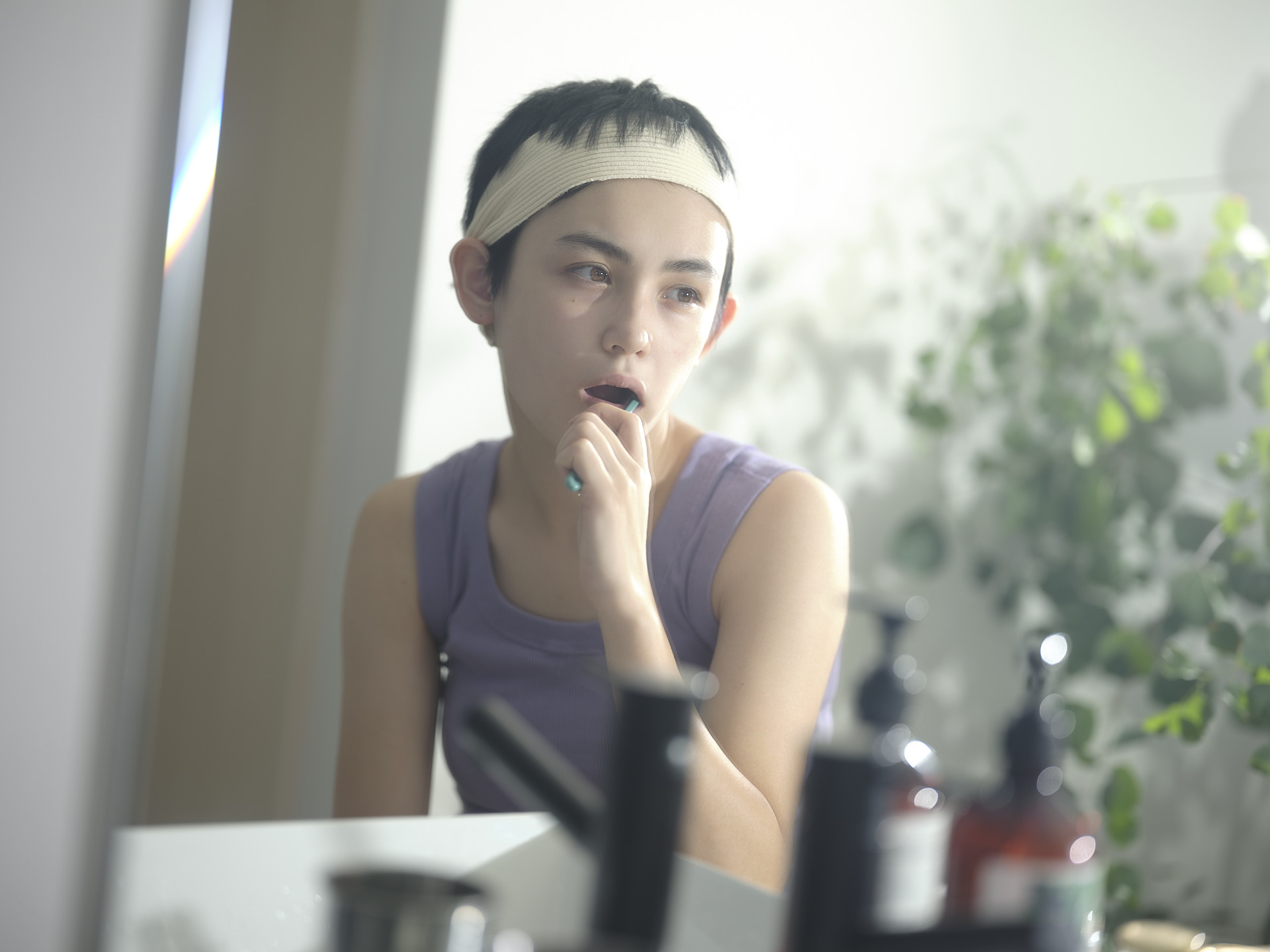 自然光　ハウススタジオ　aL/Right STUDIO.　光の入り方　　生活シーンのプロップス　パウダールームプロップス完備　撮影スタジオ　東京　世田谷　撮影